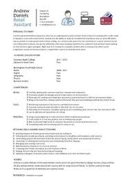Luckily, the skills which employers value most are not only gained through the world of work. Student Entry Level Retail Assistant Resume Template