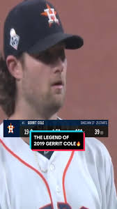 The LEGEND of 2019 Gerrit Cole🔥 #gerritcole #newyorkyankees #houstona...