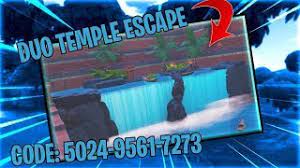 Maybe you would like to learn more about one of these? Duo Temple Escape Fortnite Creative Map Code Dropnite
