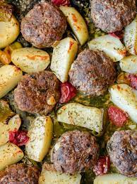 Greek Burgers And Potatoes Mpiftekia Me Patates Real Greek Recipes Recipe Greek Recipes Greek Burger Greek Meat Recipes