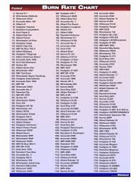 Fillable Online Burn Rate Chart Fax Email Print Pdffiller