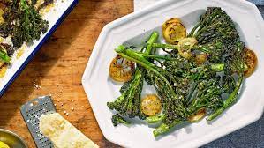 Roasted Broccolini And Lemon With Parmesan Recipe Recipe Roasted Broccolini Garlic Roasted Broccoli Broccolini