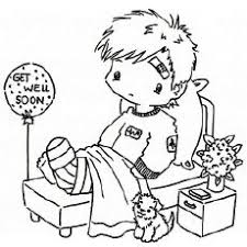 Top 25 Free Printable Get Well Soon Coloring Pages Online Digi Stamps Digital Stamps Free Digital Stamps