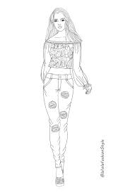 Pin By Wioletta Wiecek On Fashion Coloring Book Fashion Coloring Book People Coloring Pages Coloring Pages