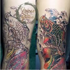 Mẫu tattoo xăm bông hồng đẹp nhất. Y NghÄ©a Hinh XÄƒm Ca Chep Micae Tattoo Piercing Studio