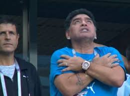 Diego maradona roared and gesticulated through every anguished second of argentina's rollercoaster world cup victory over nigeria on tuesday before triggering alarm with a health scare. Fifa World Cup 2018 Watch Animated Diego Maradona Grab Spotlight As Argentina Win