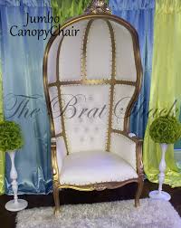 Maybe you would like to learn more about one of these? Jumbo Canopy Chair Rental For Birthdays Baby Showers The Brat Shack Party Store