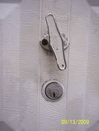 Since a manual garage door is operated manually, there are fewer components to be installed. Old Manual Garage Door Lock