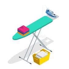 Maybe you would like to learn more about one of these? Isometric Iron Ironing Board And Laundry Basketf Flat Style Vector Illustration On White Background Stock Vector Illustration Of Housework Equipment 107440713