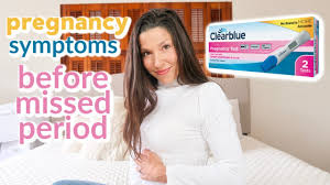 Know the first signs of pregnancy and why they occur. Pregnancy Symptoms Before Missed Period Youtube