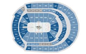 Bridgestone Arena Section 115 Row L Seat 7 Nashville