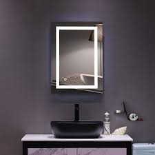 Bathroom Mirror Led Light Antifog Makeup Mirror Illuminated Wall Touch Vanity Ebay The led bulbs will last the life of your mirror and cool to the touch for your safety. bathroom mirror led light antifog
