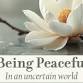 Being Peaceful in an Uncertain World event image