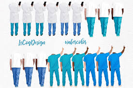 Also you can search for other artwork with our download 24,706 doctor free vectors. Doctors Clipart Nurses Scrubs Graphic By Lecoqdesign Creative Fabrica