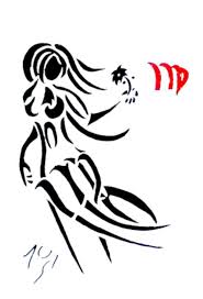 Sweet black virgo tattoo symbol. Tribal Zodiac Vi Virgo By Sakashima On Deviantart