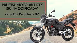 Prueba Moto Akt Rtx 150 Modificada Goprohero07 Aktrtx150 Akrapovic Youtube