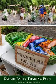 Safari Birthday Party Trading Post Station A Cotton Kandi Life Safari Birthday Party Safari Birthday Safari Kids Party