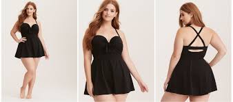 Black Tie Front Skater One Piece Swimsuit One Piece Swimsuit Swimsuits Backless Dress Formal