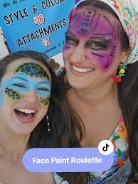 Challenge completed!! 🎨😂@Mariajose Martínez #facepaintroulette #fa...