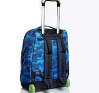 Trolley Seven, Crew, Blu, 2 in 1 Zaino con Cross-Over System, Scuola &  Viaggio : Amazon.it: Moda