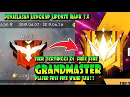 Top 15 free cup #12. Penjelasan Lengkap Tier Rank Terbaru Grandmaster Garena Free Fire Season 10 Rank Mode 3 0 Youtube