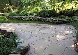 Browse inspirational photos of modern outdoor spaces. Budget Friendly Outdoor Home Improvements For Spring Justrenttoown Flagstone Patio Stone Patio Designs Large Backyard Landscaping