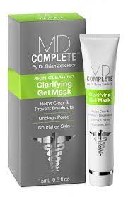 Md Complete Acne Pro Clarifying Gel Mask Peel Skin Clearing Non Irritating By Dr Brian Zelickson Gel Mask Skin Cleanser Products Peeling Skin
