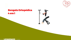 Bengala Ortopédica 4 em 1 - YouTube
