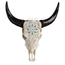 Shop a wide selection of cow skull decor in a variety of colors, materials and styles to fit your home. Cultures Ethnicities Ram Carved Skull Roses Cow Goat Horns Bull Skull Carved Skull Pretty Skull Decor Collectibles Blakpuzzle Com