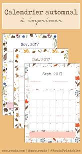 Calendriers De Septembre Octobre Et Novembre A Imprimer Calendrier Septembre Calendrier Calendriers