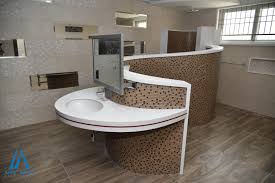 Bring the same bold style to your bathroom by creating a single statement wall with patterned tiles in a neutral hue. Want To Renovate Your Old Bathroom Into A Modern One Call 0423 6655262 Or Visit Www Bathroom Design Interior Design And Construction Bathroom Interior Design