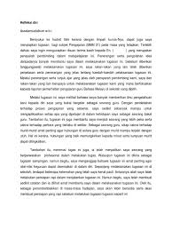 Kematian karena stress berat yang dialami akibat dari tekanan perkembangan jaman yang. Refleksi Diri