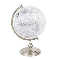 Mappamondo In Plastica Bianco D 30 Cm Chelsea Small Decor Home Decor Accessories Boy S Room