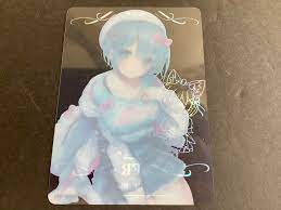 Re:Zero Rem Gold Foil Doujin Clear Goddess Story Collection Trading Card FR  | eBay