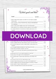 Every time you play fto's daily trivia game, a piece of plastic is removed from the ocean. 100 Bridal Shower Game Questions Free Printables
