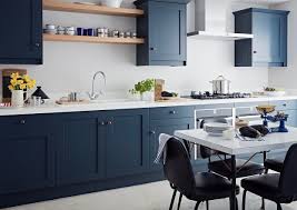 Design Shades Navy Blue Blue Shaker Kitchen Kitchen Design Small Kitchen Design