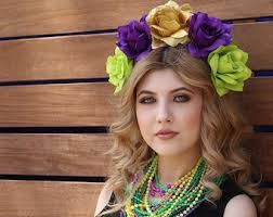 Mardi gras flowers for sale. Mardi Gras Flower Etsy