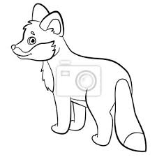 Check spelling or type a new query. Malvorlagen Wilde Tiere Kleine Niedliche Baby Fuchs Lachelt Fototapete Fototapeten Schlau Schone Farbung Myloview De