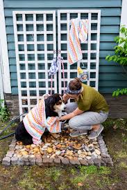 The dog water bowl can be a breeding ground for dangerous germs & bacteria. Diy Outdoor Dog Shower Hgtv
