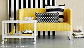 Zluta Nebo Seda Dvoumistna Pohovka Sedacka Flat Decor Ikea Sofa Home