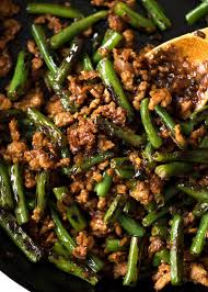Pork Stir Fry With Green Beans Recipe Ground Pork Recipes Pork Recipes Recipetin Eats