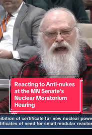 Understanding Nuclear Concerns at Minnesota Senate Hearing