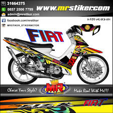Ind w vs sa w : 36 Stiker Motor Vega R