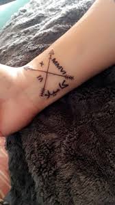 Tattoos Arrow Birthdays And Roman Numeral Tattoos Future Tattoos Compass Tattoo