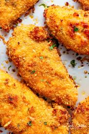 Warning, these chicken tenders are addictive! Chicken Tenders Lemon Garlic Parmesan Cafe Delites