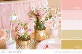 There are three main categories of colors: Pink Gold Color Palette And Inspirations Designerblogs Com