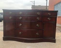 Gorgeous Hepplewhite Buffet Lacquered Ready To Ship Free Etsy With Images Refinished Buffet Refinished Vintage Furniture Vintage Buffet