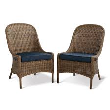 Mayhew 2pk All Weather Wicker Dining Chair Threshold Wicker Dining Chairs Wicker Patio Chairs Patio Furniture Collection