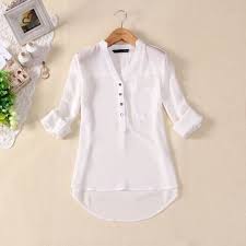 Camisa De Seda Feminina Manga Curta Blusa De Seda Feminina Social Branca Preta Basica Blusas M10156 Blusas Femininas Roupas Camisetas Sociais