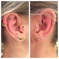one of our favorite clients sandrine has adorned her lobes with us over the past few years a collaborati earings piercings cute ear piercings piercing jewelry